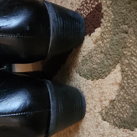 Reba black stud leather western boots - Picture 8 of 12